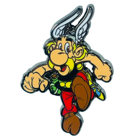 Pins Asterix mit Vollgas
