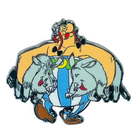 Pins Obélix et les sangliers