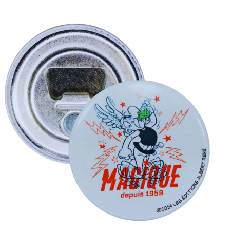 Flaschenöffner-Magnet Asterix – "Magique depuis 1959"