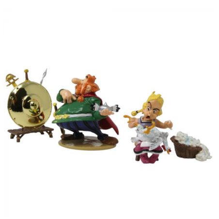 Figurine - Abraracourcix au bouclier miroir