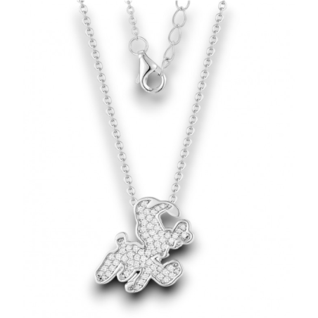 Collier Idéfix oxyde en argent