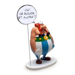 Obelix-Figur - Sprechblase:...