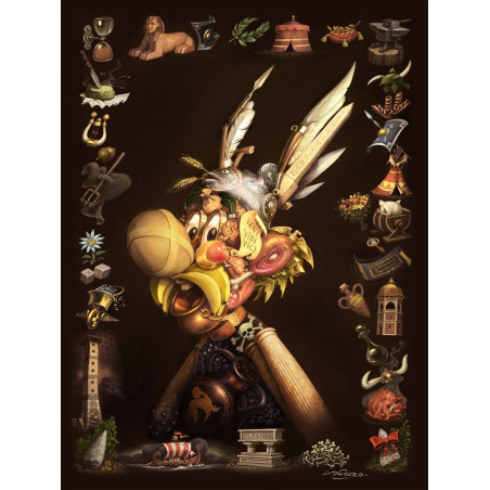 Digigraphie - Astérix Arcimboldo