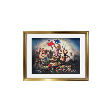 Digigraphie - Astérix "La Liberté guidant le peuple"