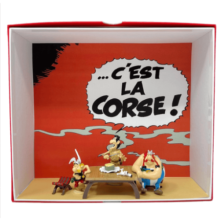 Figuren Asterix und Obelix - "C'est la Corse !"