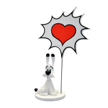 Figurine Idéfix - Bulle : cœur