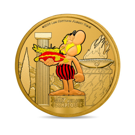 Mini-Médaille Astérix aux Jeux Olympiques - Monnaie de Paris