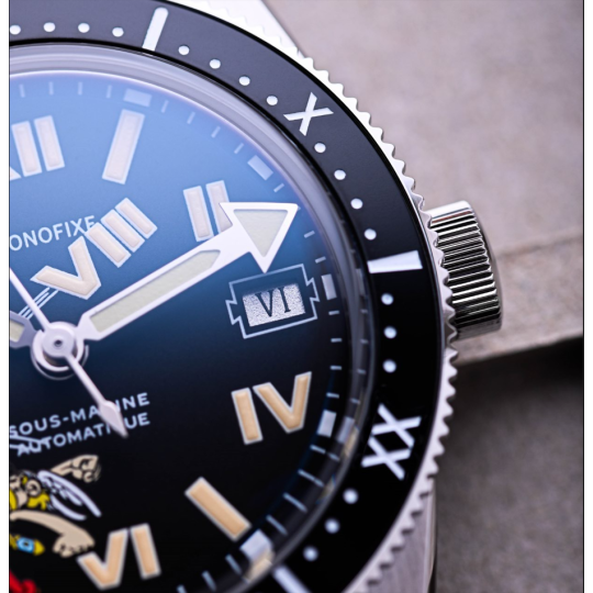 Revival CHRONOFIXE avec un partenariat Seconde/seconde Montre-asterix-anniversaire-65-ans