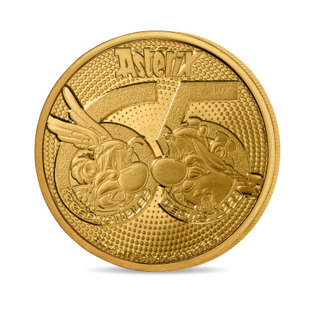 Mini-Médaille 65 ans Astérix - Monnaie de Paris