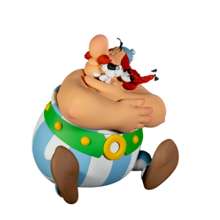 Obelix- und Idefix-Figur -...