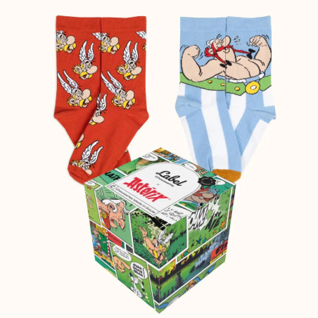 Coffret Chaussettes duo Astérix & Obélix